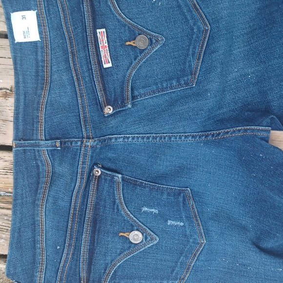 Hudson distressed Beth tall girl Jeans Size 31 - Picture 8 of 9